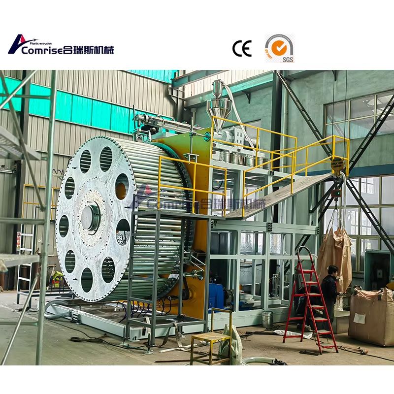 Hollow Wall Spiral Winding Pipe Production Line til forsendelse
